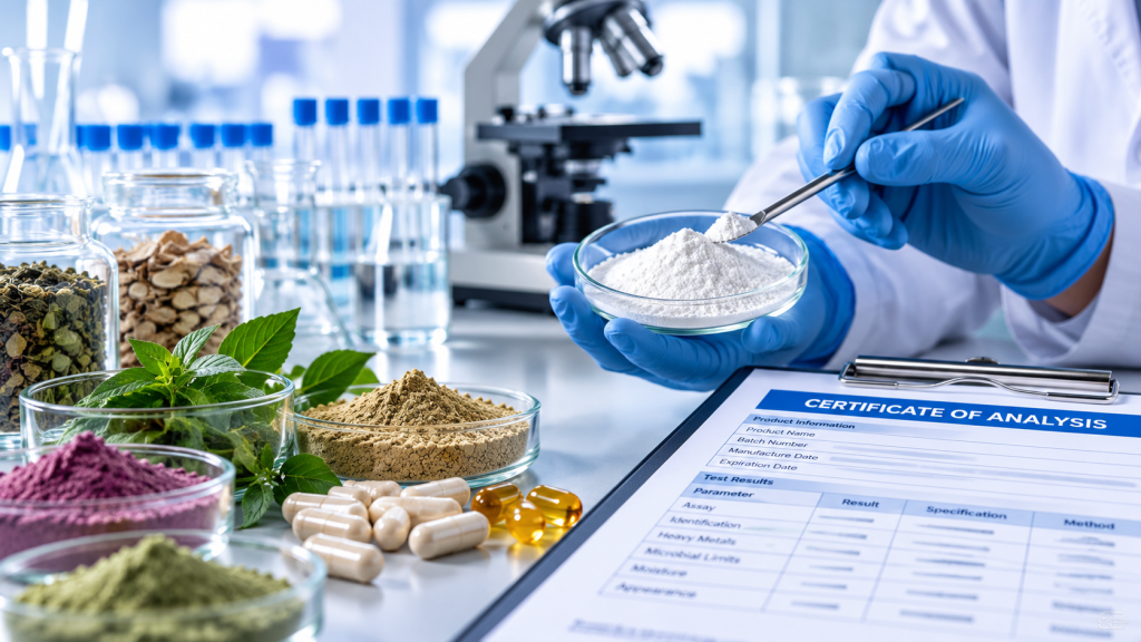 Nutraceutical Ingredient COA: How to Read and Verify a Certificate of Analysis 1 Nutraceutical Ingredient COA Guide